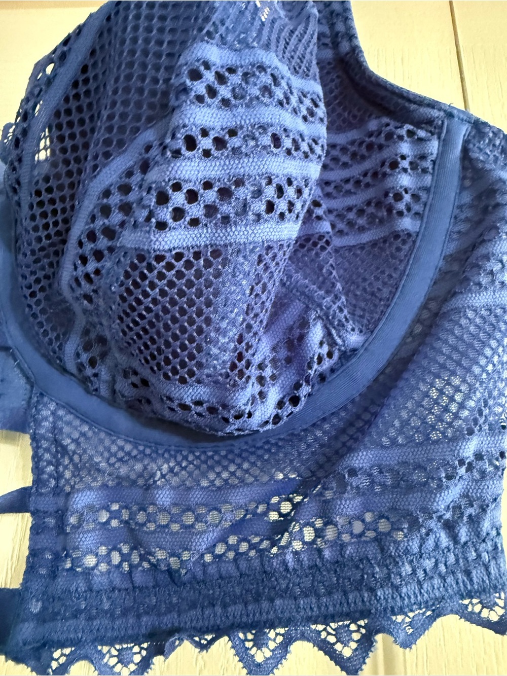 💙 Gorgeous Cacique Navy Blue Lace Lingerie Set 💙 - Picture 2 of 12